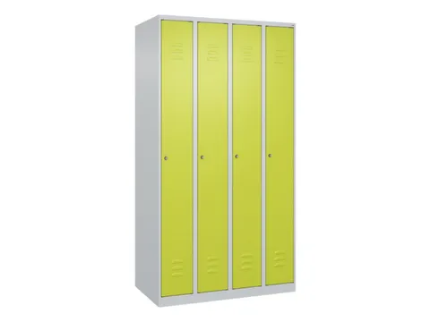 Armoire vestiaire HxlxP 1850x1000x500mm 4compart. larg. compart. 250mm