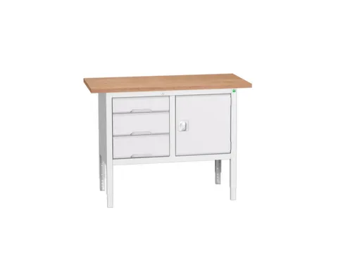 établi HxlxP 830-930x1250x600mm plateau multiplex