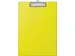 Klemplaat uit PP voor formaat A4, geel