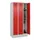 locker,HxBxD 1950x900x500mm,3vak,vak B 300mm,draaigrendel,sokkel