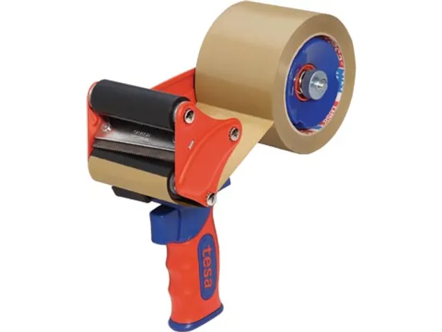 Tesa 6075 Premium Handdozensluiter Tapedispenser 75mm Rood