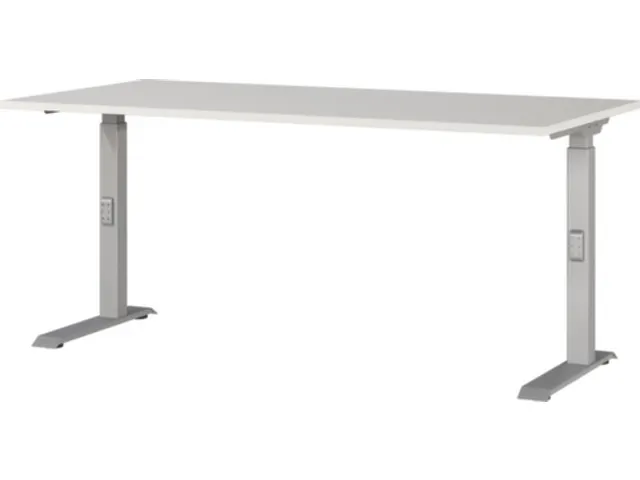 In hoogte verstelbaar bureau,HxBxD 680-910x1600x800mm,blad spaanplaat