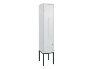 Z-garderobekast,HxBxD 2120x400x500mm,vak B 200/400mm,cil.-slot - 1
