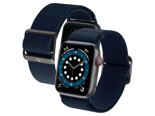 Spigen AMP02291 Apple Watch 10 42mm/SE Band Marineblauw