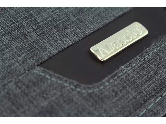 Conferentiemap Alassio LAZIO. Grijs polyester.