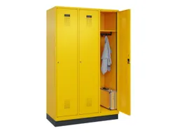 locker,HxBxD 1950x1200x500mm,3vak,vak B 400mm,cil.-slot,sokkel
