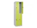 dubbeldekse locker,HxBxD 1850x500x500mm,2x2vak.,vak B 250mm
