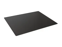 Schrijfonderlegger Zwart 530x400 mm med siergroef PP opaak