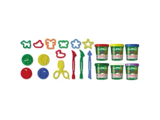 Baby boetseerklei set met 6 potjes - 2