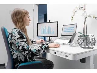 Elektrisch Verstelbaar Bureau 120x60cm USB Wit - 6