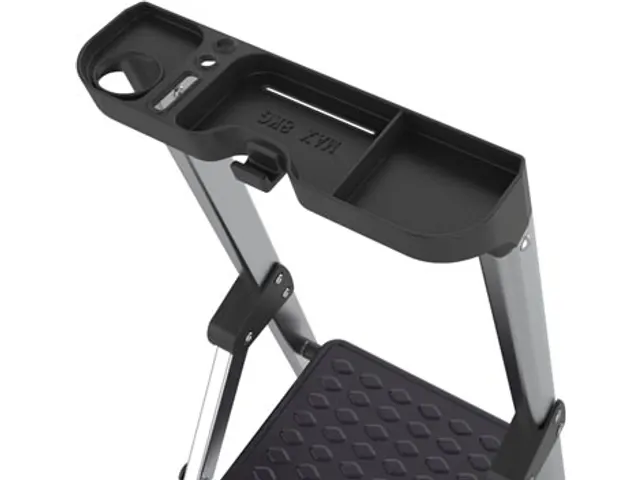 trapladder SL600, aluminium, zilver, 6 treden