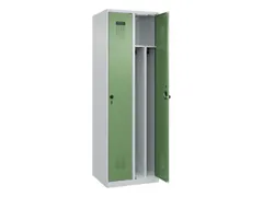 locker voor scheiding van kleding,HxBxD 1850x600x500mm,2vak
