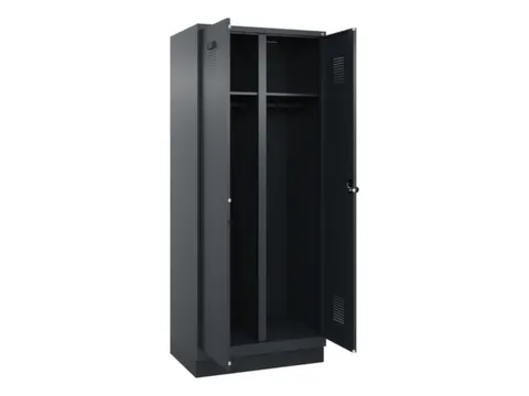 locker voor scheiding van kleding,HxBxD 1950x800x500mm,2vak