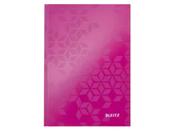 Notitieboek Leitz WOW A5 lijn roze
