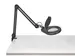 Loeplamp LED MAULviso Zwart met tafelklem