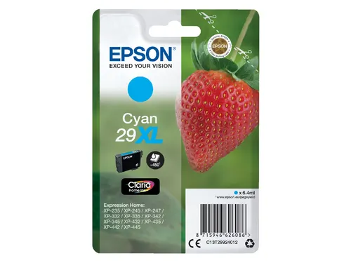 Inktcartridge Epson 29XL T2992 blauw HC C13T29924012