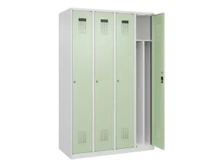 locker voor scheiding van kleding,HxBxD 1850x1200x500mm,4vak - 1