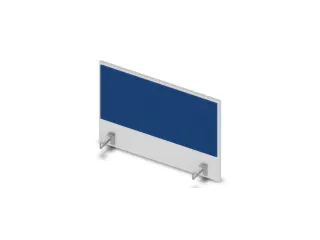opzetpaneel bureau aanbouw zijkant Bl-wit BN6016-blauw 800mm - 1