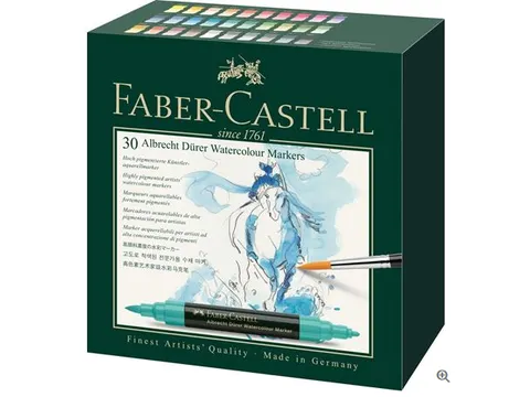 Aquarel marker Faber Castell Albrecht Dürer doos a 30 stuks