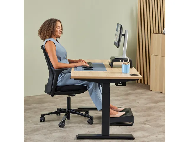 Polssteun Fellowes Breyta palm blauw 6x18cm