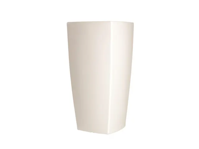 jardinière,trapézoïdal,PE,blanc de sécurité,HxlxP 1500x777x777mm