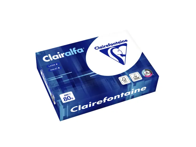 Kopieerpapier Clairefontaine Clairalfa A5 80 Gram Wit