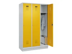 locker,HxBxD 1950x1200x500mm,3vak,vak B 400mm,cil.-slot,sokkel