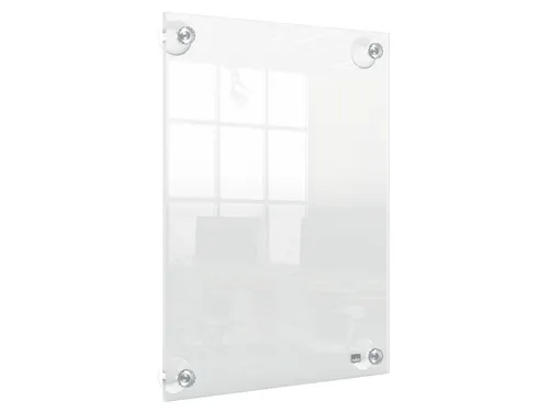 Infobord Nobo Premium Plus A4 acryl wand verplaatsbaar
