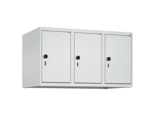 opzetkast,v. locker,3vak.,vak B 300mm,HxBxD 500x900x500mm,draaigrendel