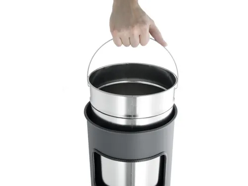As-Papierbak 17 Liter Zwart