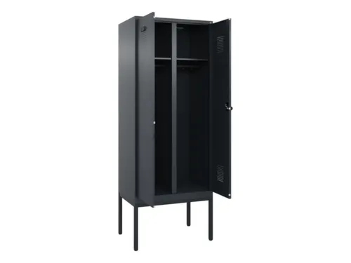 locker voor scheiding van kleding,HxBxD 2120x800x500mm,2vak