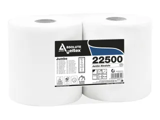 Toiletpapier Celtex Absolute Maxi Jumbo 2-laags 500 meter krimp a 6 ro - 2
