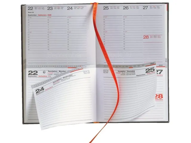 Agenda 2014 Twin Timer 025 Pocket Open Design