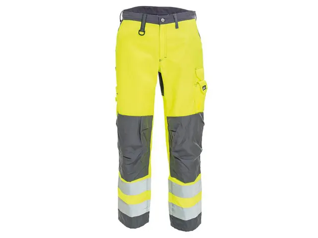 Tranemo 4829 werkbroek, geel/marineblauw, maat 40, per stuk