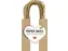 Tas met handvat Folia kraftpapier 125gr 12x15x5.5cm 20 stuks naturel