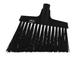 Hygiene 2914-9 hoekbezem zwart harde lange schuine vezels