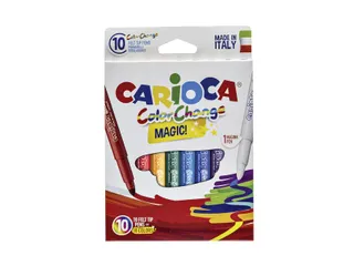 Viltstiften Carioca Magic set à 10 stuks assorti - 1