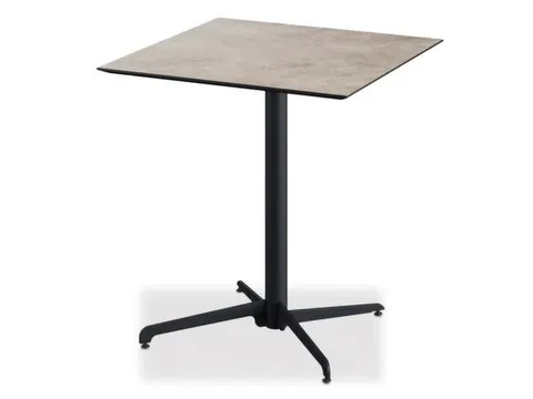 outdoortafel,HxBxD 740x700x700mm,rechthoekig,X-onderstel zwart