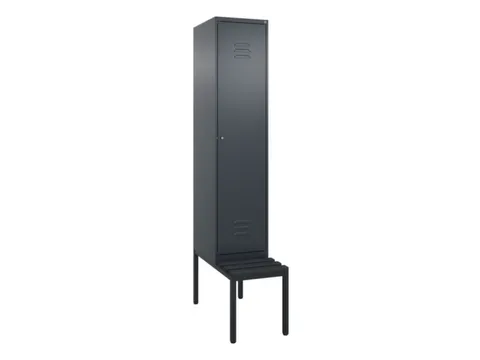 locker voor scheiding van kleding,HxBxD 2120x400x815mm,1vak