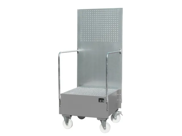 Verrijdbare Opvangbak,V. 1X200L Vat,Opvangvol. 203L