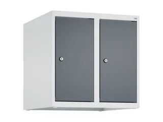 opzetkast,v. locker,2vak.,vak B 250mm,HxBxD 500x500x500mm,vleugeldeur - 1