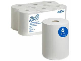 Scott 6657 Slimrol Handdoeken 1-Laags Airflex - 1