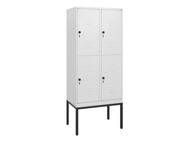 dubbeldekse locker,HxBxD 1950x800x500mm,2x2vak.,vak B 400mm