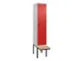 armoire vestiaire noir et blanc,HxlxP 2120x400x815mm,1compart.
