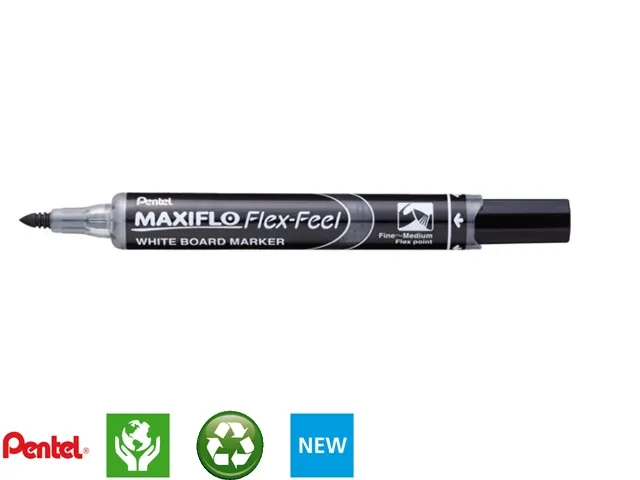 Feutre Pentel MWL5SBF Maxiflo Tableau blanc 1-5mm noir