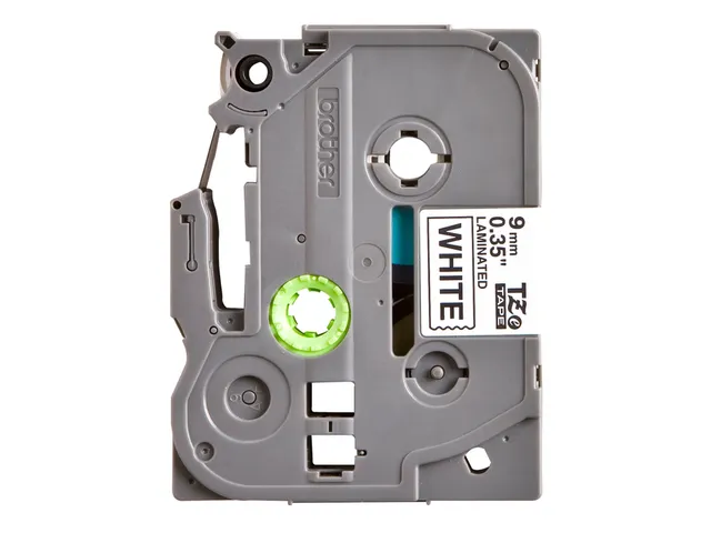 Labeltape Brother P-touch TZe-221 standaard 9mm zwart op wit