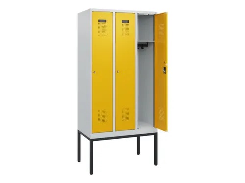 schoollocker,HxBxD 1950x900x500mm,3vak,vak B 300mm,cil.-slot