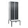 locker voor scheiding van kleding,HxBxD 2120x800x815mm,2vak