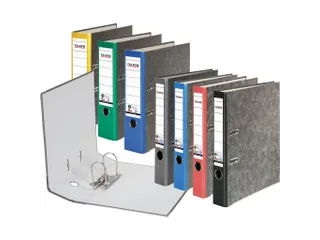 Ordner hfb recycled A4 8cm rood - 7