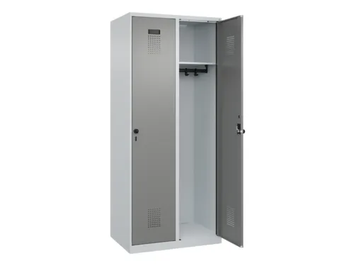 locker,HxBxD 1850x800x500mm,2vak,vak B 400mm,draaigrendel